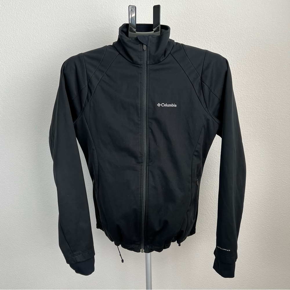 Columbia Omni-Heat Jacket Black Omni-Shield Full Zip Lightweight Womens S